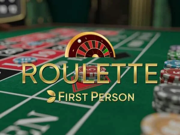 First Person Roulette live game at emberBet (Evolution)
